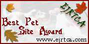 Best Pet Site Award 2005